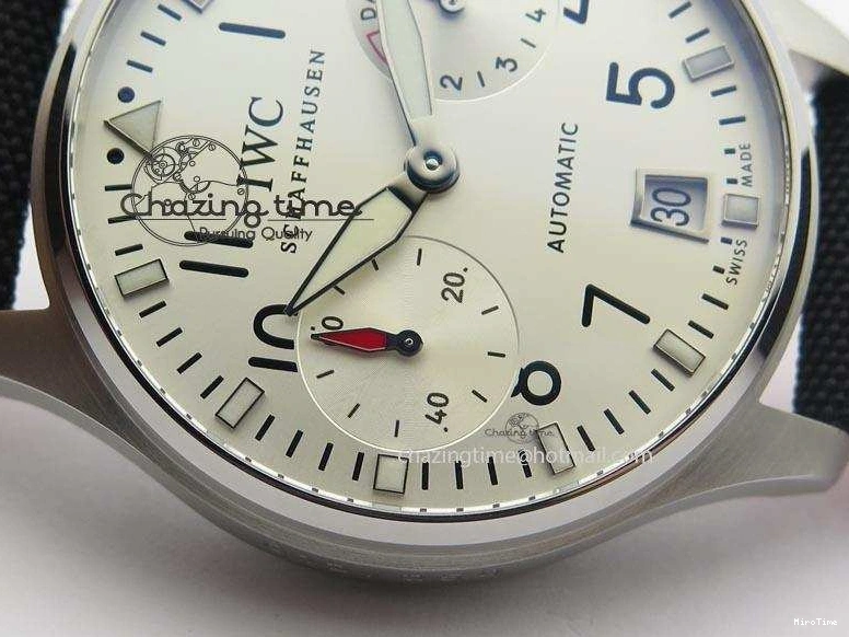 MIROTIME 0225 Big Pilot Real PR IW500432 DFB Limited Edition ZF 1:1 Best Edition On Black Nylon Strap A Fashionable 7276